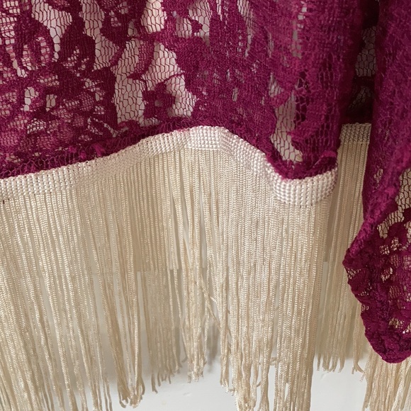 —Small LuLaRoe Monroe with fringe - Picture 3 of 6